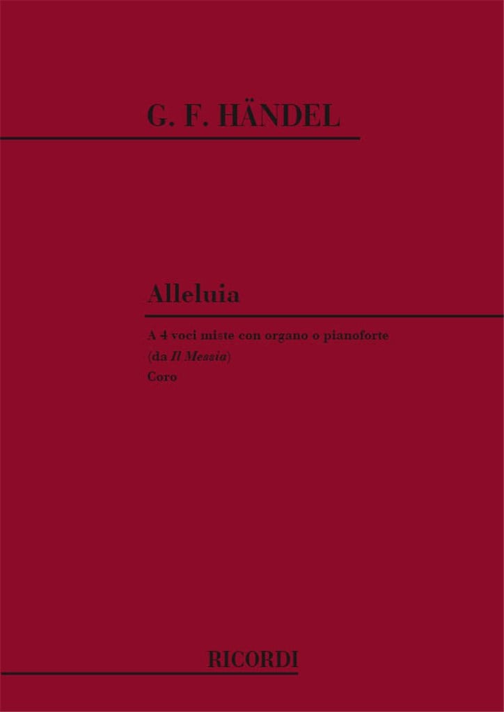 Alleluia (Dall'Opera Il Messia)